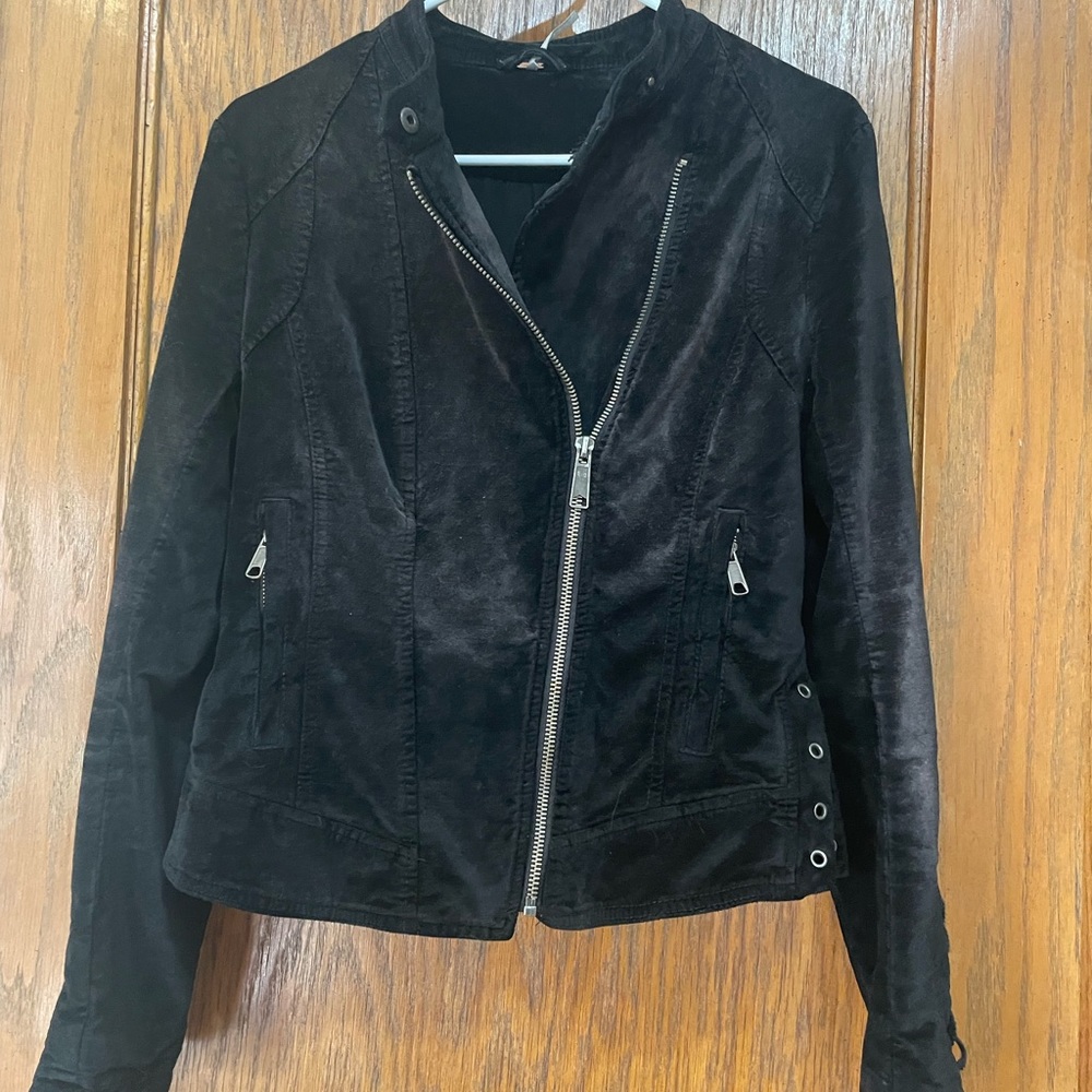 Black Velvet Free People Jacket